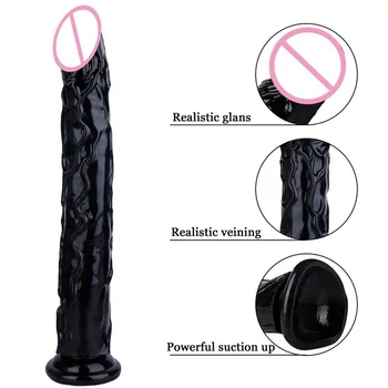Long Dildo Woman Anal Butt Plug Strap On Dildos For Women Soft Penis With Suction Cup Strapon Dilldo Sex Toys For Men Sex Shop 5