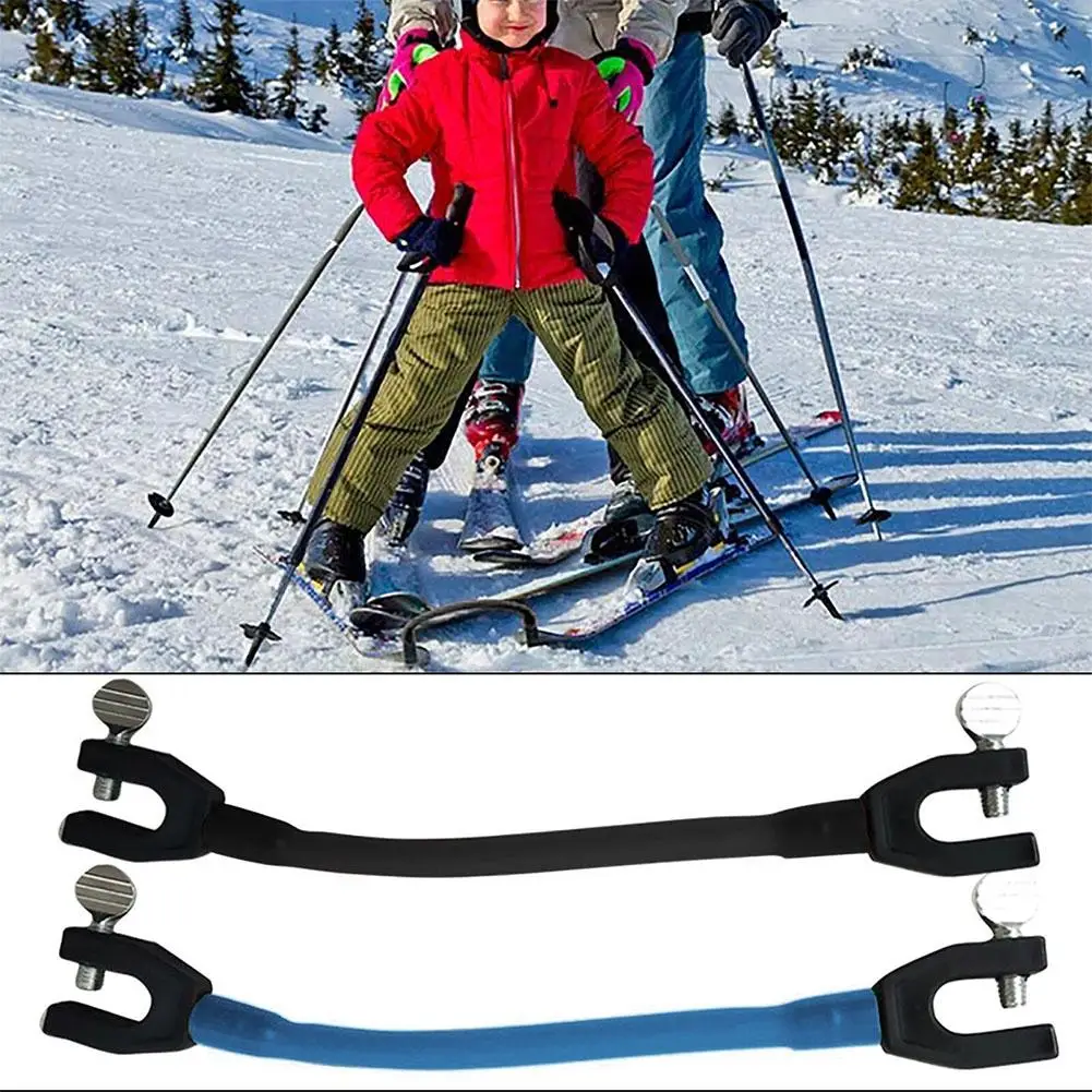 

Adjustable Ski Tip Connector Beginners Winter Children Adults Outdoor Accessories Training Snowboard Aid Exercise Ski Sport P0J0