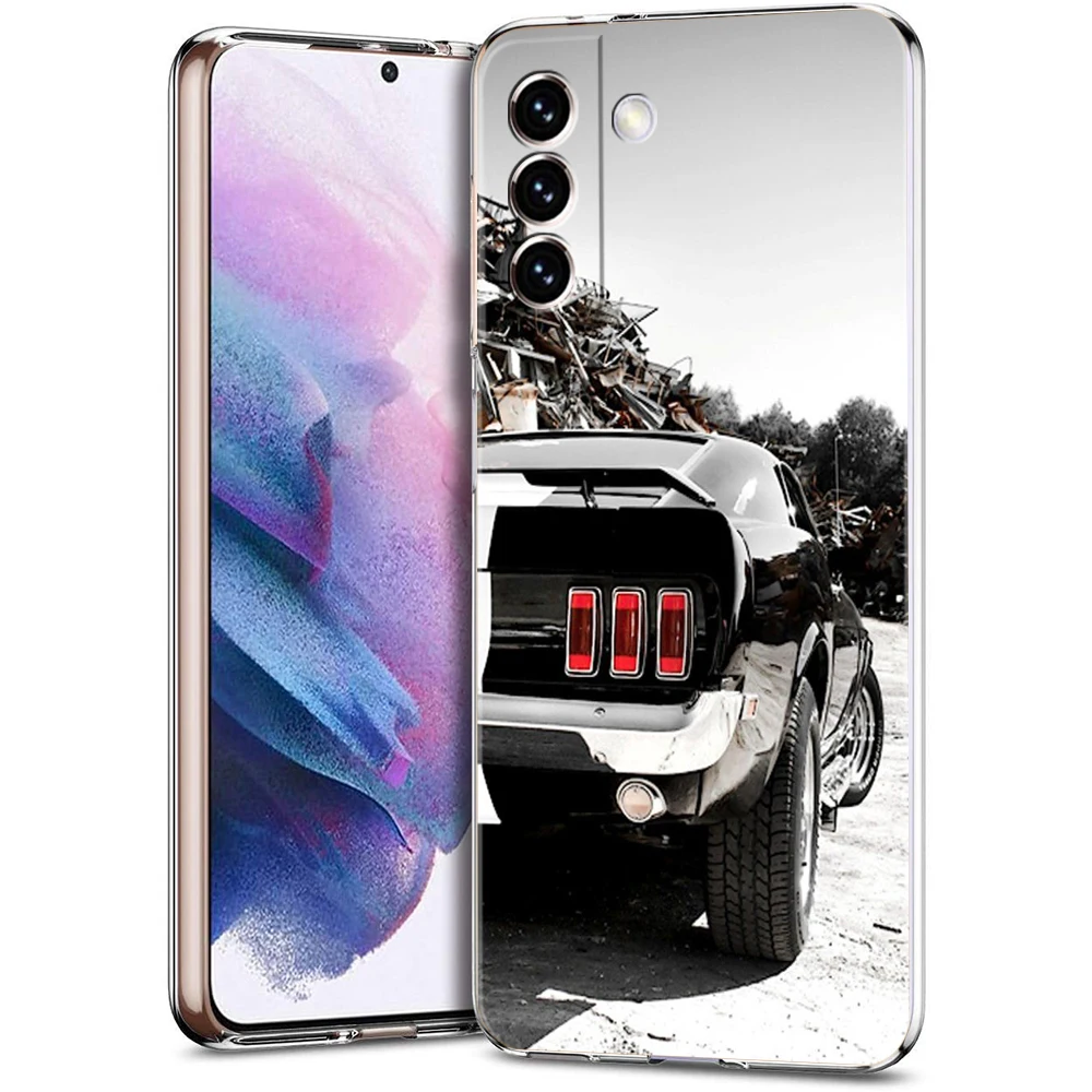 Classic Vintage Retro Car Design Soft Clear Phone Case