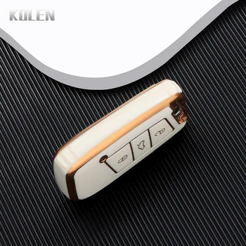 Fashion TPU Car Remote Key Case Cover Shell per VW Volkswagen Passat B8 Tiguan Magotan Golf per Skoda Kodiaq Superb A7 Keyless - Fashion TPU Car Remote Key Case Cover Shell per VW Volkswagen Passat B8 Tiguan Magotan