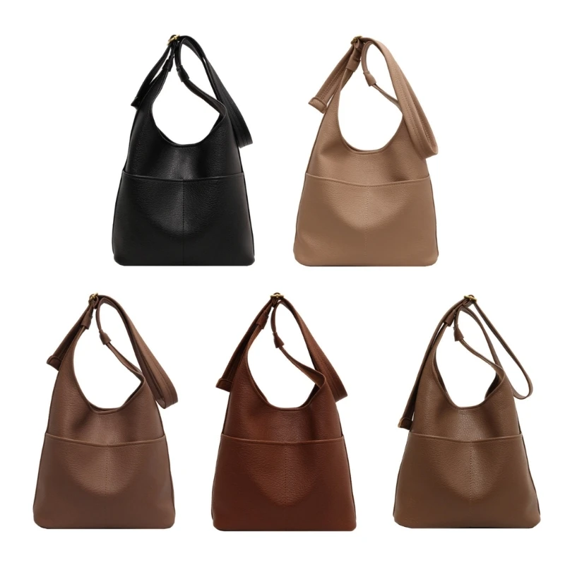 

Trendy Bucket Bag Versatile PU Handbag and Shoulder Bag for Women Girls