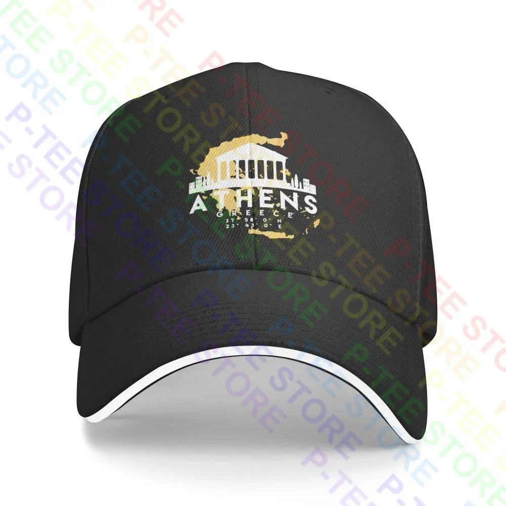 Souvenir Mappa Atene Atena Grecia Grecia Berretto A Sandwich Berretto Da Baseball Cappello Da Camionista Carino Harajuku Migliore Qualità