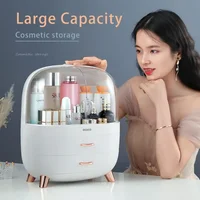 ECOCO Large Capacity Cosmetic Storage Box Makeup Drawer Organizer Jewelry Nail Polish Makeup Container Desktop Storage Box 1