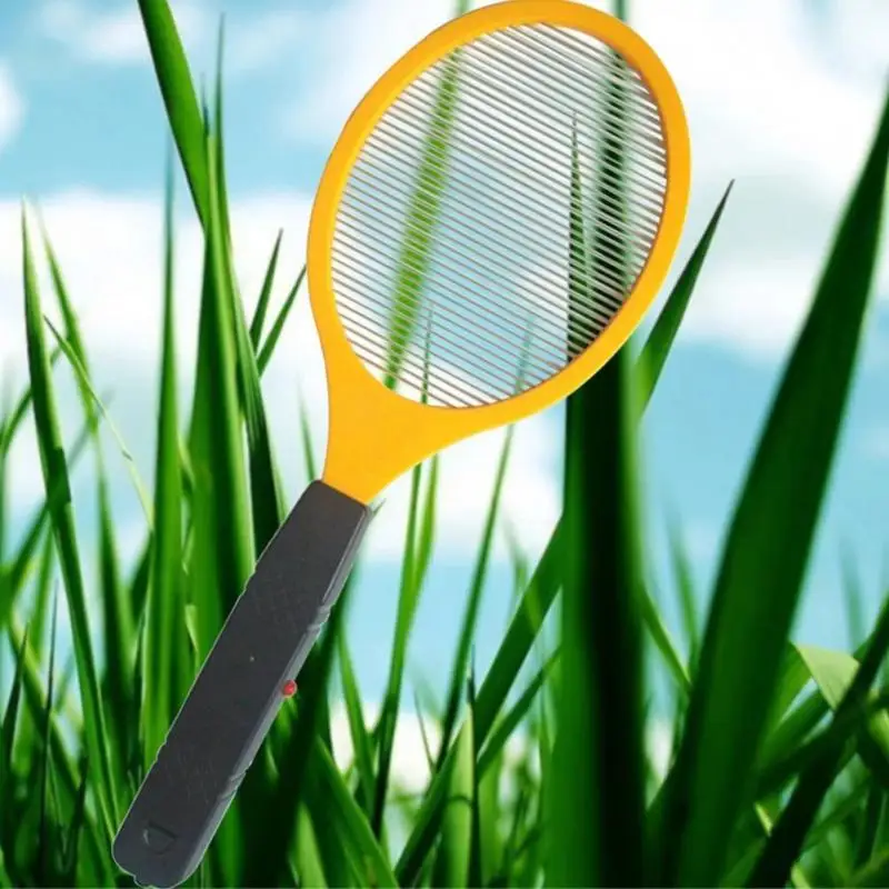 Mosquito Electric Racket Fly Swatter Fryer Flies Cordless Battery Power Bug Zapper Insects Kills Night Baby Sleep Tools