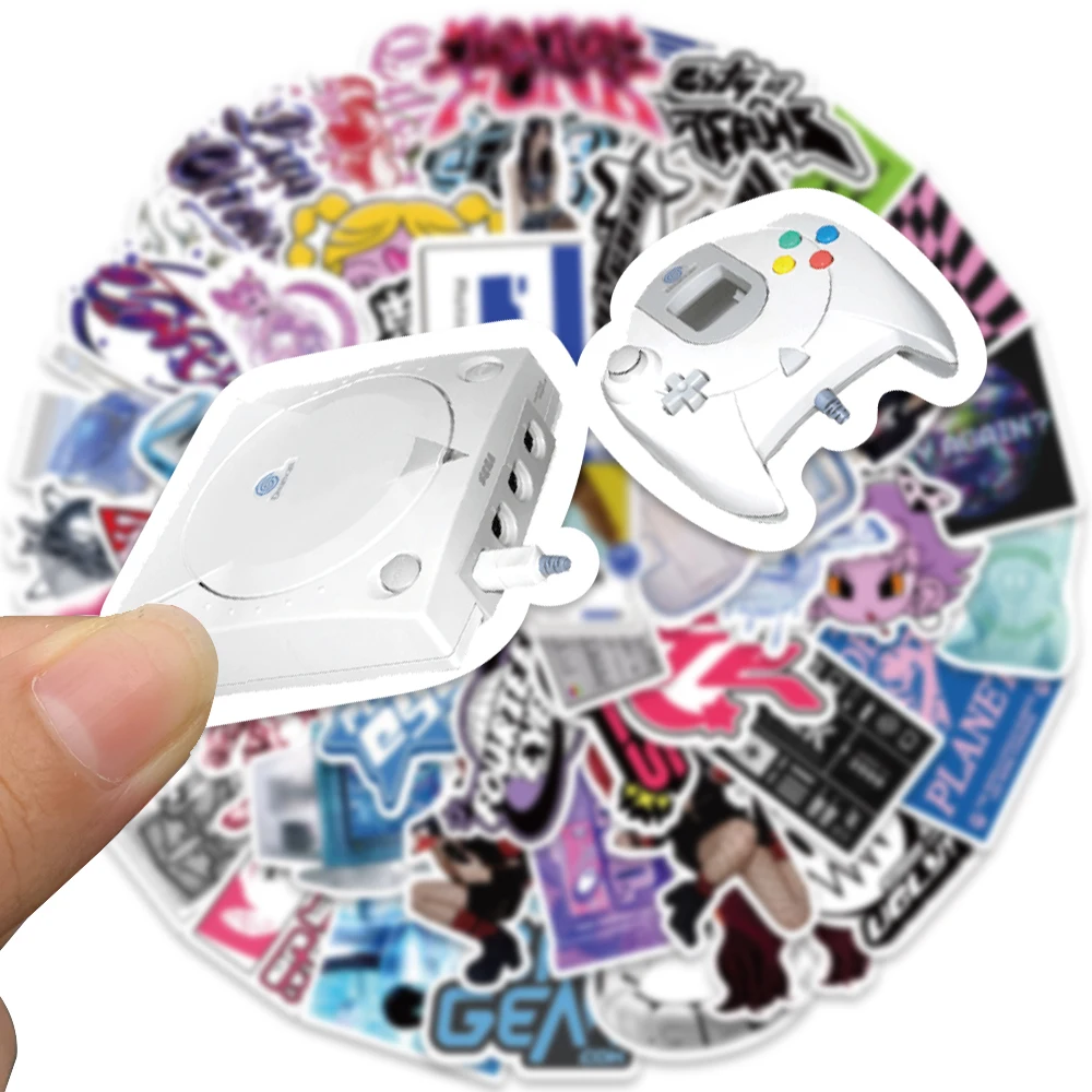 53PCS Y2K Girls VSCO 90s Harajuku Style Vintage Stickers Cute Aesthetic Decal Diary Motorcycle Laptop Scrapbook Toy Sticker 4