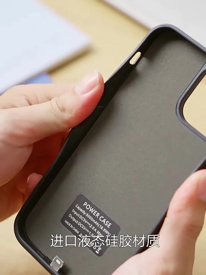 Чехол-зарядное устройство емкостью 6000 мАч для iPhone 15 14 13 pro Plus 12 Mini 11 8 XR XS Max внешний
