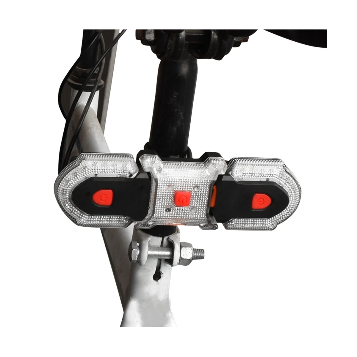 

Bicycle Front Rear Safety Warning Light Wireless Control Bike Turn Signal Light USB Rechargeable Tail Light