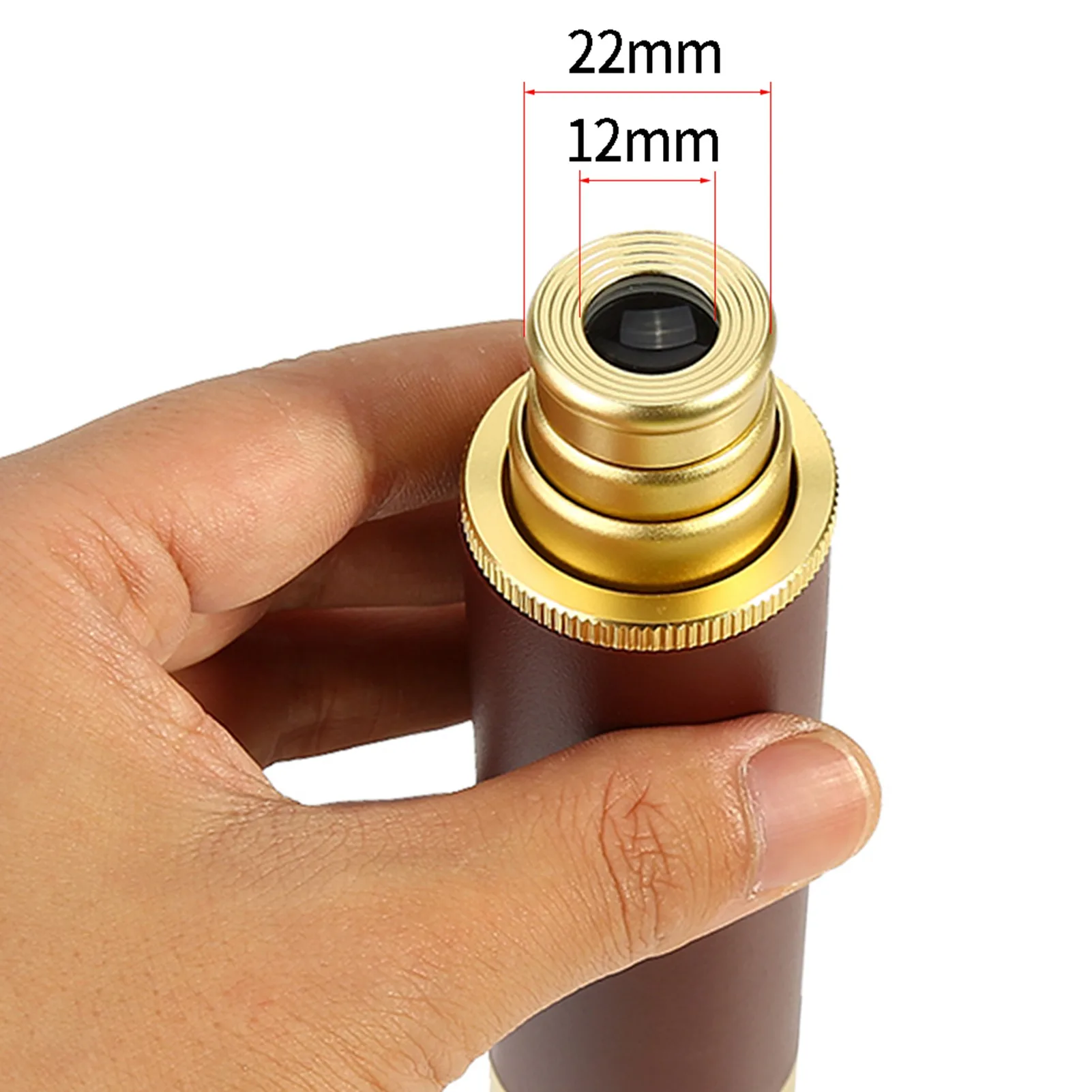 Monocular Telescope Aluminium Alloy 25x30 High Definition For Outdoor Using
