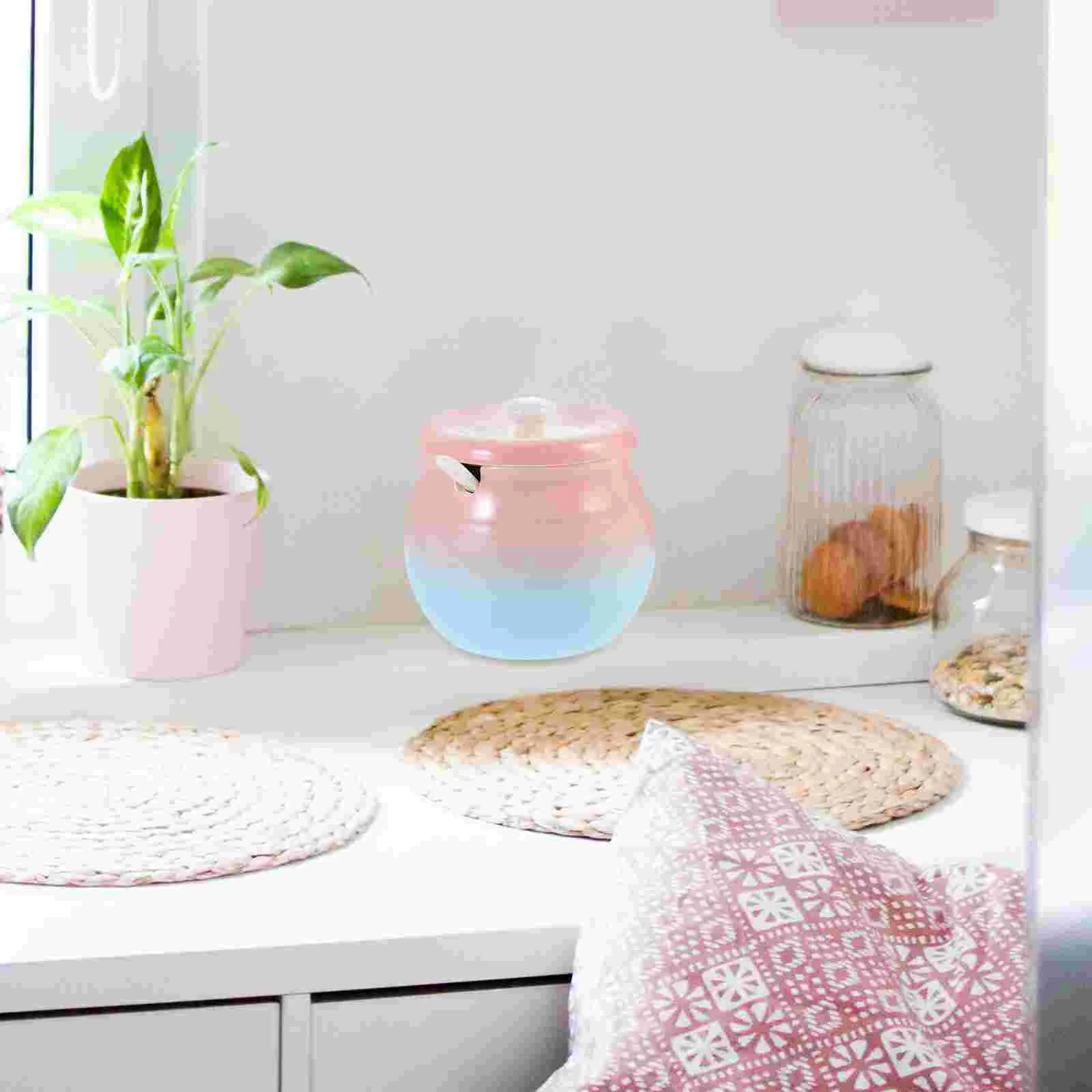 

Ceramic Seasoning Condiment Spice Storage Container Large Capacity Kitchen Canister