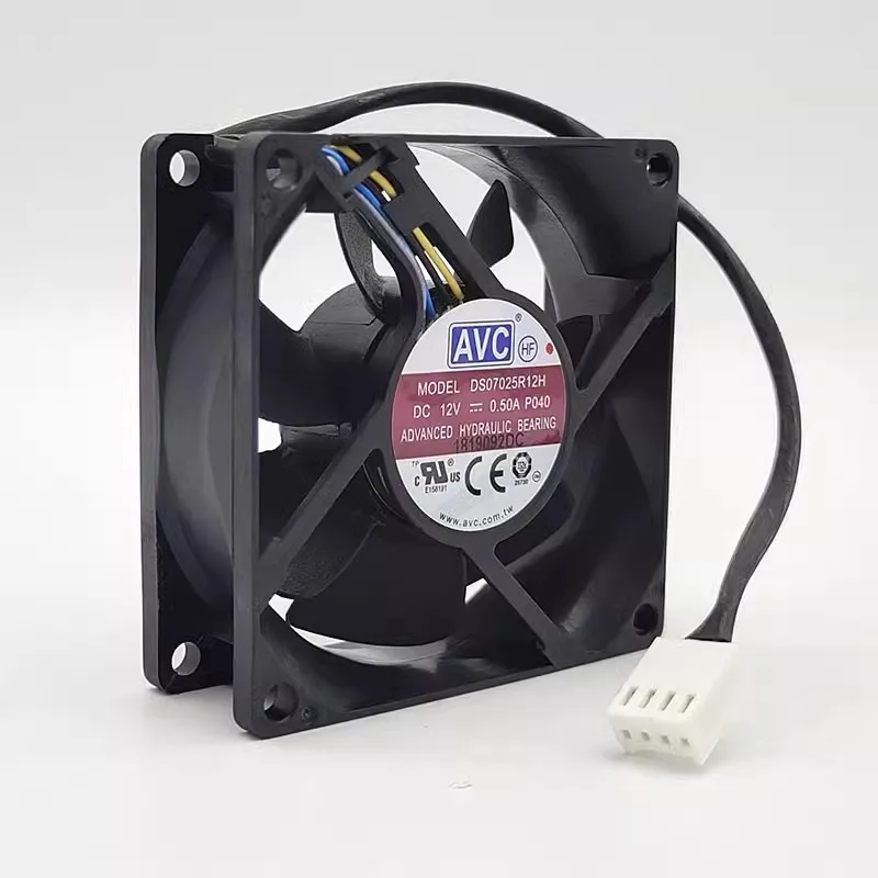 

New original for AVC DS07025R12H 12V 0.50A 7CM 7025 70 * 25mm 4-wire PWM temperature controlled computer case fan