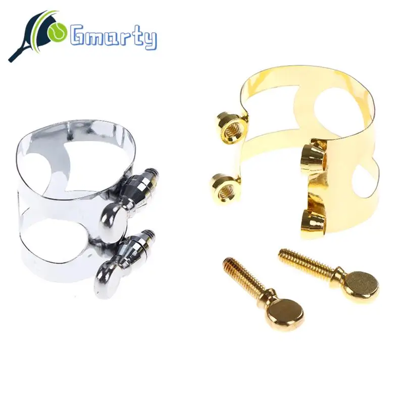 Mouthpiece Clarinet Ligature Clip Fastener for Clarinet Parts Metal Gold & Silver Color Stainless steel Mouthpiece Protection