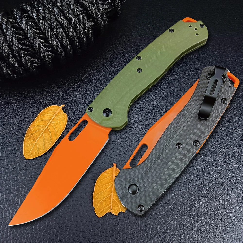 BM Taggedout 15535 Pocket Tactical Knife Clippoint Blade G10 Handle EDC Survival Defense