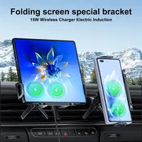 Car Wireless Charger Stand Fold Screen Fast Charging For Samsung Galaxy Z Fold 6 5 4 S24 Ultra iPhone 16 15 14 Pro Phone Holder - Image 2
