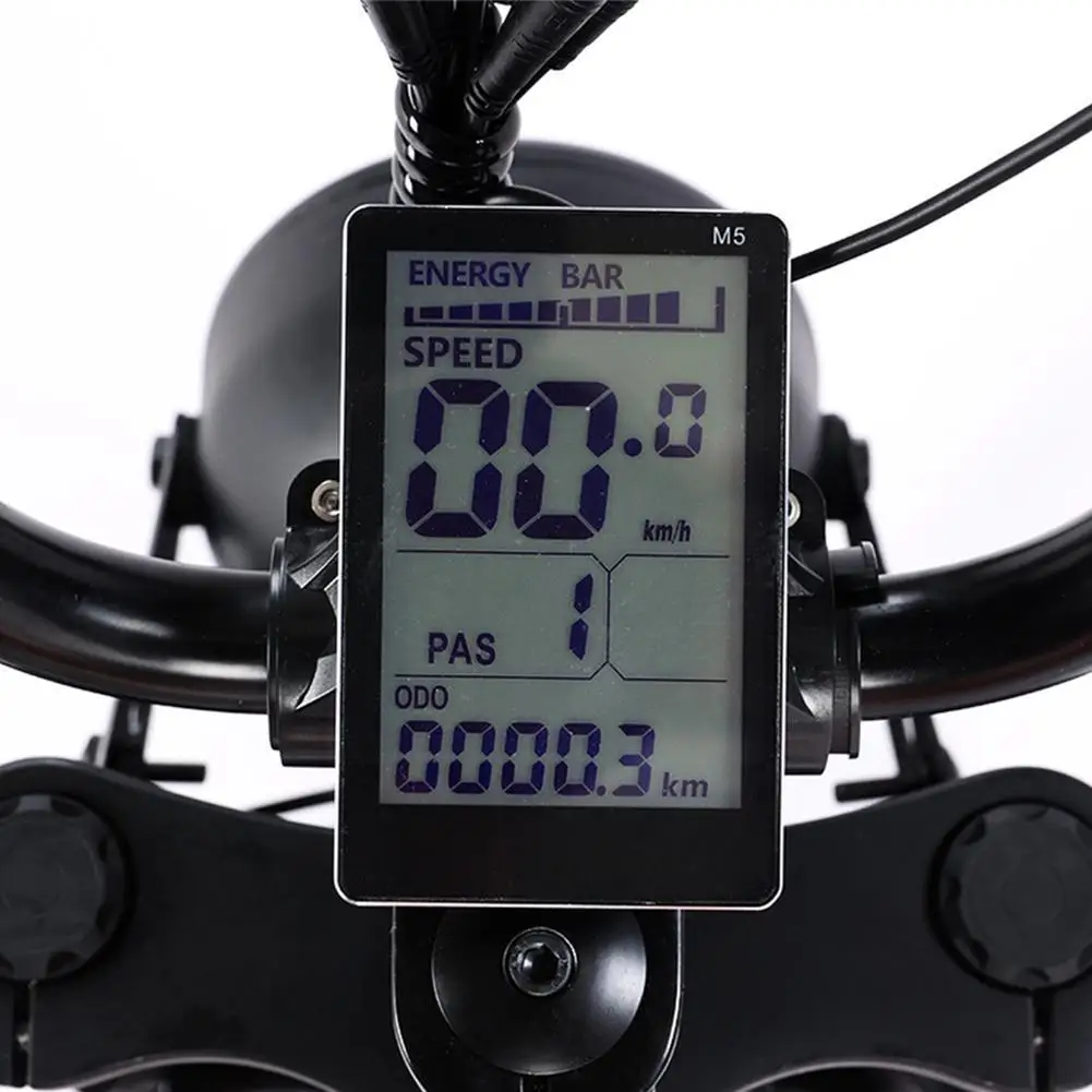 

1pcs Electric Bicycle LCD M5 Panel Meter Screen For 22.2MM/25.4MM/28.6mm/31.8MM Handlebars Of Electric Bicycle V8K3