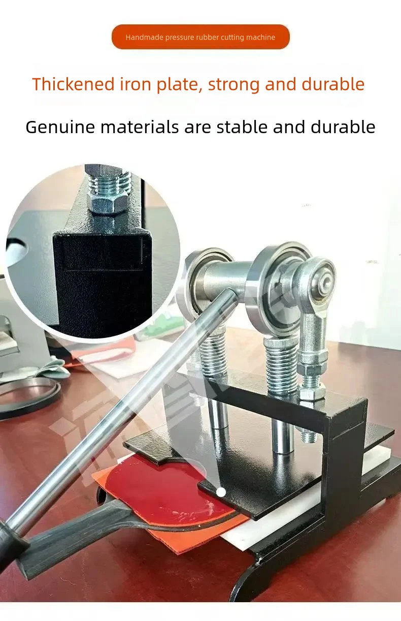 Manueller Tischtennis-Gummischneider und -schneider, ein All-in-One-Schneidewerkzeug für Gummiplatten – Detail 7