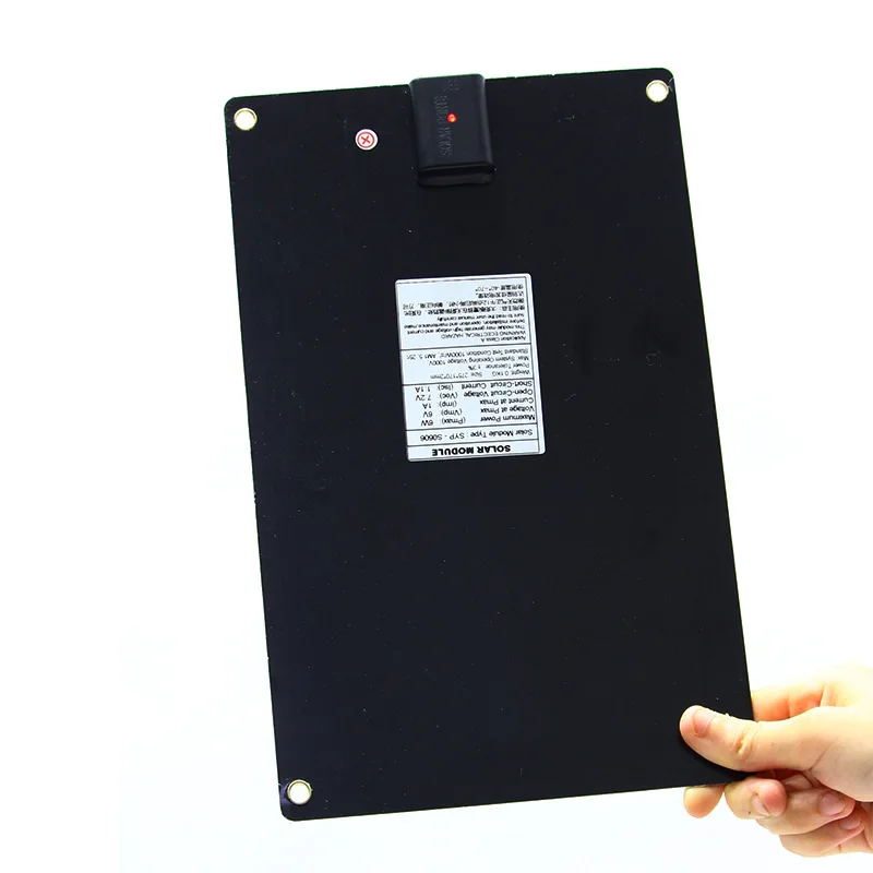 5V/6W DIY Solar Panel USB Solar Cells for Phone and Fan etc&lsquo;s Chargers in Outdoor Camping Hiking