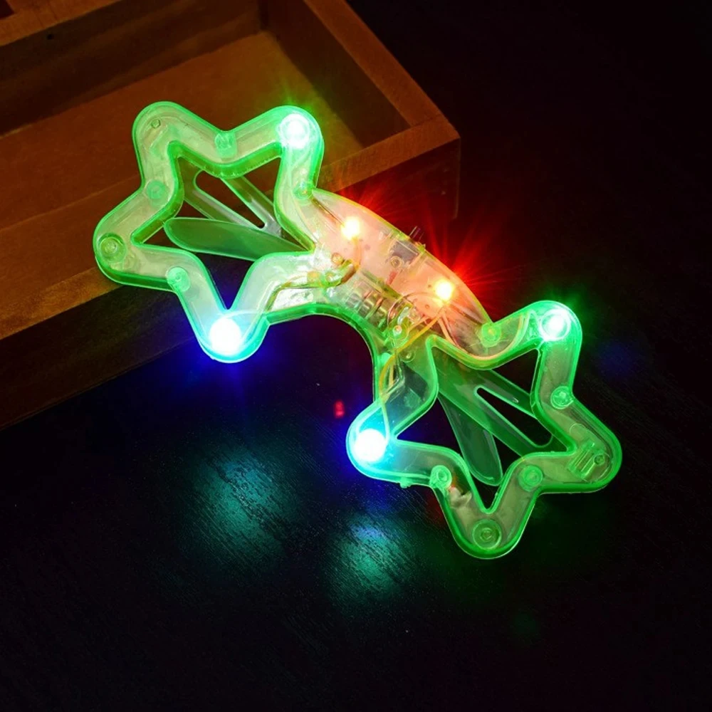 LED Light Up Glow Sunglasses 10/20/30/40/50 Pcs for Kids Adults Birthday Party Decoration