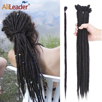20"36Inch 5Strands Handmade Dreadlocks Extensions Ombre Synthetic Dreads Dreadlocks Twist Braiding Hair Reggae Dreads Braids  1