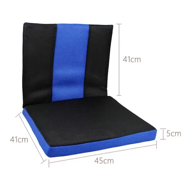 Polymères de siège de fauteuil roulant respirant, oreiller de posture de patient d'aîné, dossier de coussin, degré de glissement, universel 6