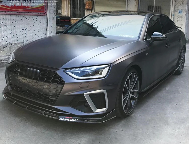 Voor Audi A4 S4 RS4 B9 B10 2017-2023 Echte koolstofvezel carrosserie zijskirt kit lip spoiler hoge kwaliteit splitters 37 - Racext Voor Audi A4 S4 RS4 B9 B10 2017-2023 Echte koolstofvezel carrosserie zijskirt kit lip spoiler hoge kwaliteit splitters - - Racext 36