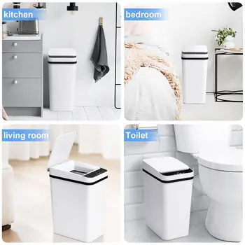 Slim Automatic Trash Can 4