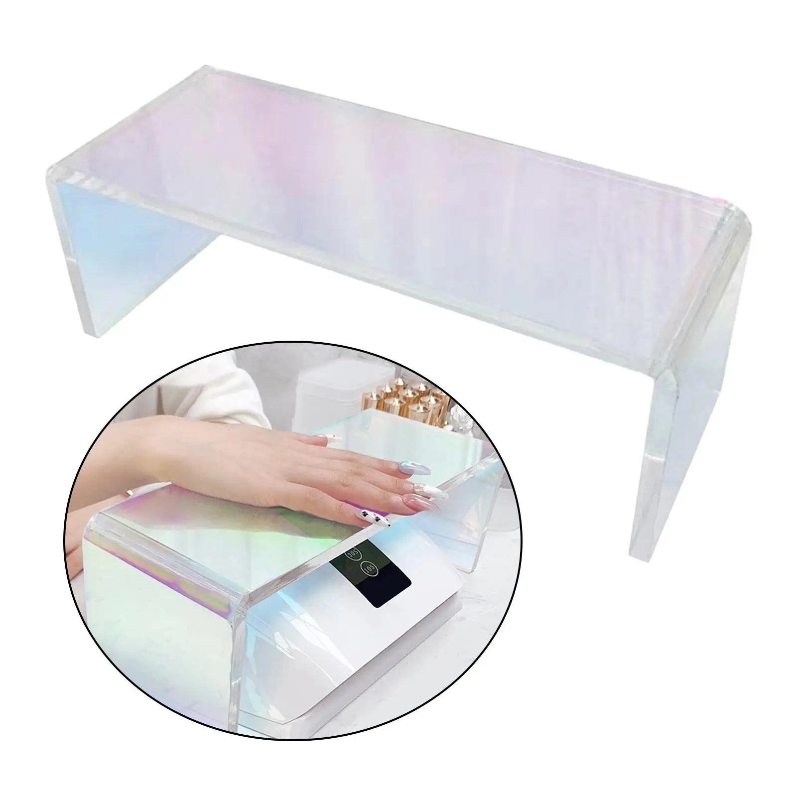 Hand Cushion Acrylic Washable Nail Art Accessories Tool Nail Art Cushion for Desk Home Use Table Beginner