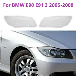 Couvercle de phare de voiture pour BMW série 3, E90/E91, 2005, 2006, 2007,  2008, haute Configuration, Accessoires de remplacement - AliExpress