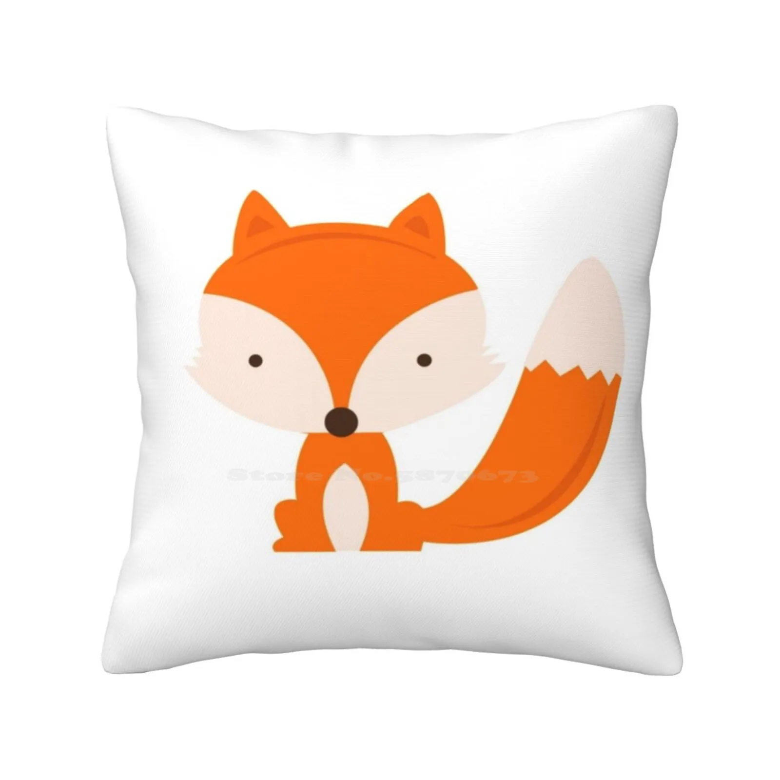 The Fox Home Sofa Car Waist Throw Federa Fox Cute Cool New Top Trend Hipster Colore Arancione Incredibile Spazio Lupo Animale Natura