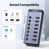 UGREEN USB C Hub 5Gbps 7 Ports USB3.0 Splitter with Individual OFF/ON Switch LED Indicator  for PC Laptop MacBook Pro/Air 6