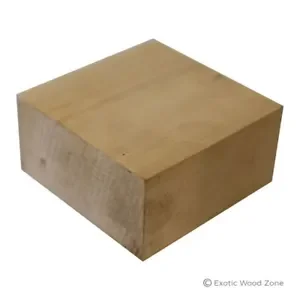 

Basswood Bowl/Platter Turning Blank Square Wood Block Lathe 4" x 4" x 2" (1 Pc)