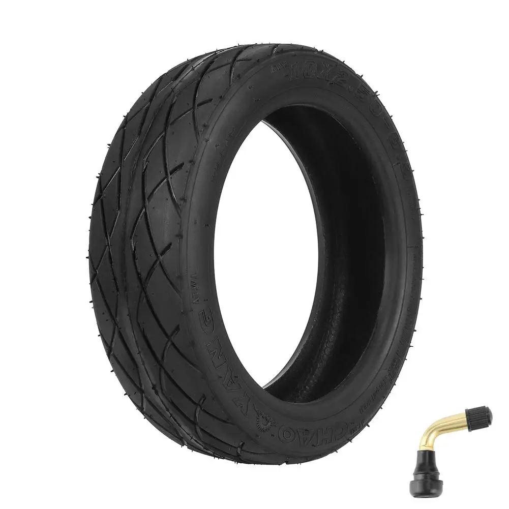 

10 Inch Electric Scooter Tubeless Tyre 10 x 2.50-6.5 Rubber Tyre Replacement Parts (with PVR50 Valve)