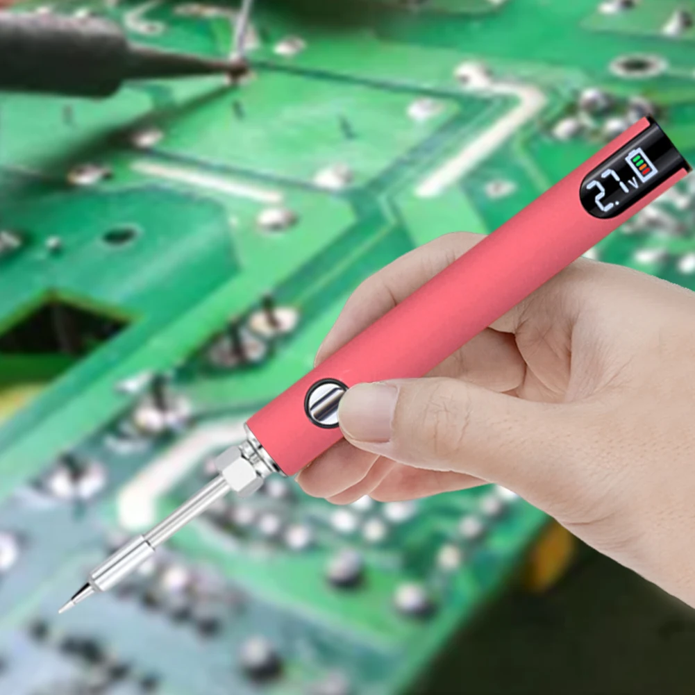 Smart Power Tool Adjustable Voltage Mini Battery Welding Tool 650mAh Battery Electric Soldering Iron Pen Solder Repair Tools