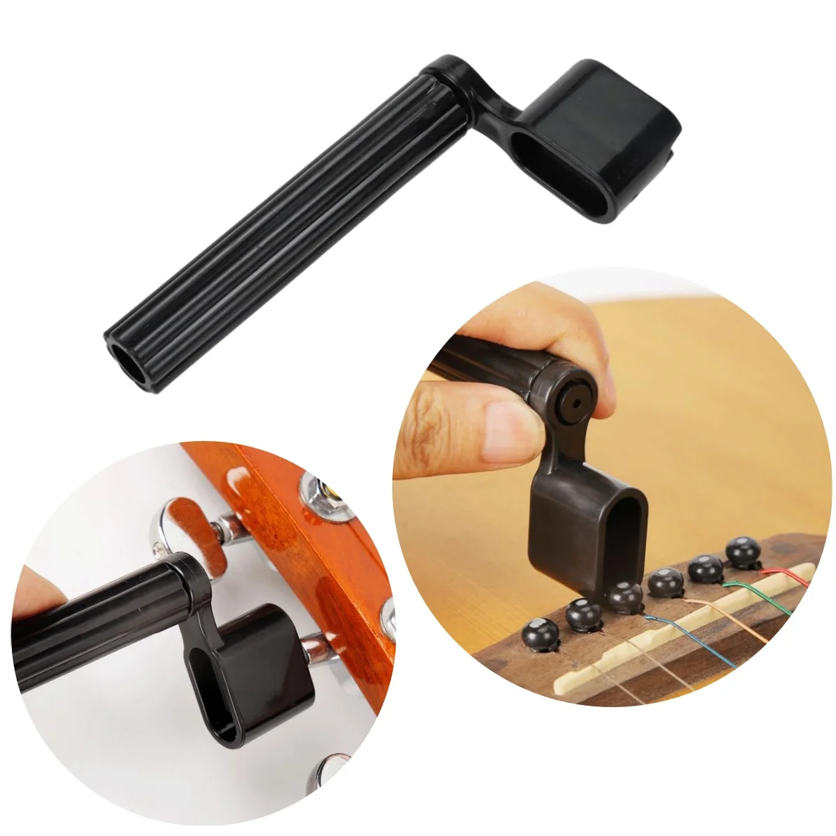 Miwayer Guitar String Winder Bridge Pin Remover for Acoustic Electric Guitar Bass Replacement Tool