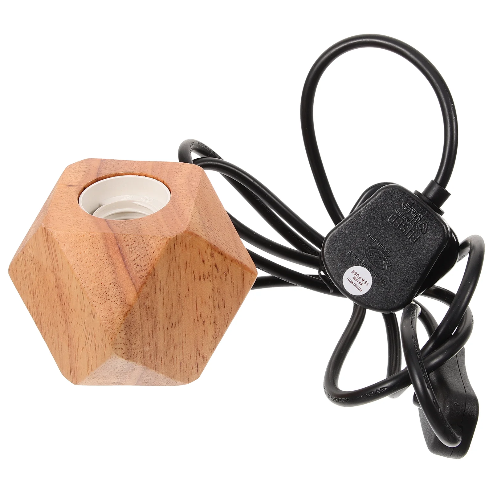 

Wooden Table Lamp Light Socket Knob Replacement Sockets Parts Kit Diamond Outlet Plastic Bulb Holder Kits