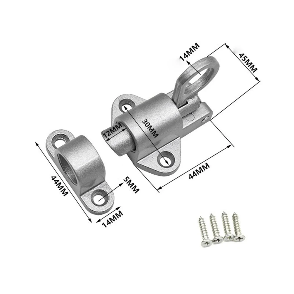 1 Ensemble De Boulons De Porte De Fenêtre À Ressort, Anneau De Sécurité De  Porte, Boulon De Porte À Ressort, Boulon De Verrouillage Automatique,  Crochet De Verrouillage De Porte, Fermeture Automatique 