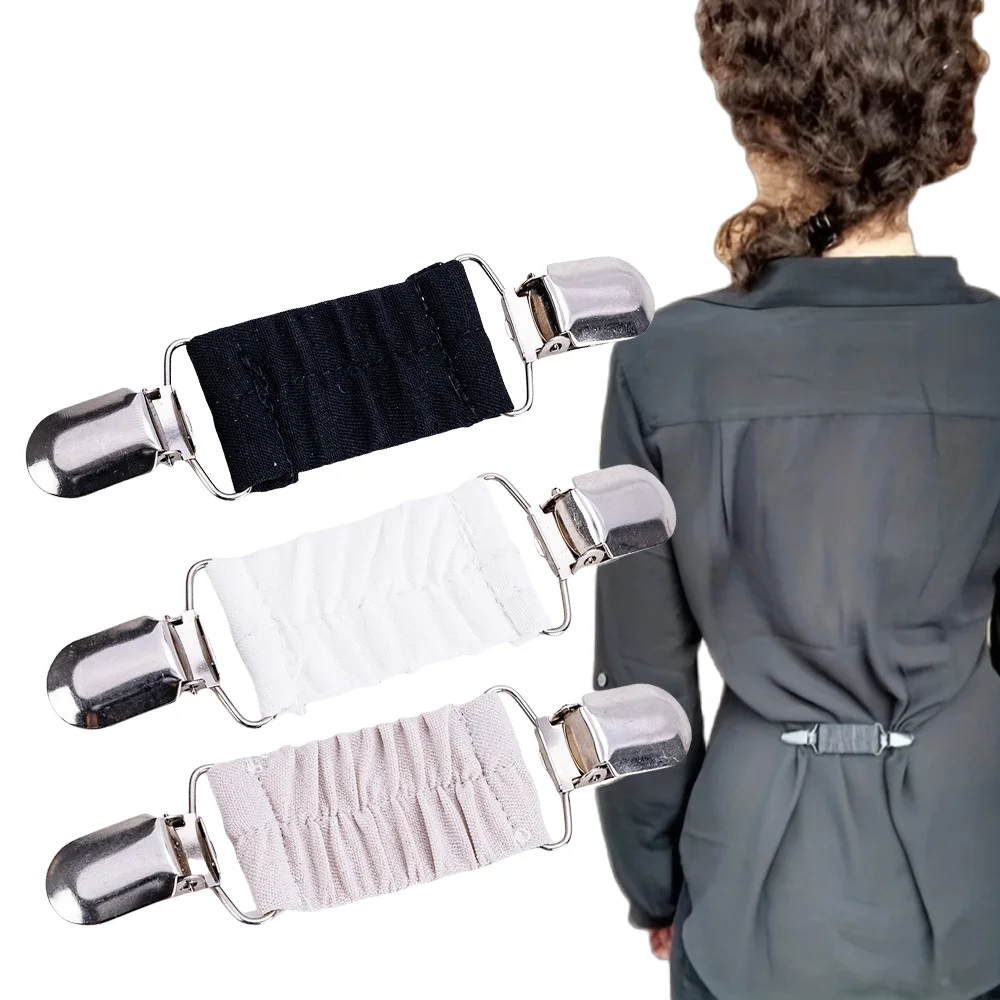 Adjustable Back Cinch Clips - Waist Cincher/Sweater/Shawl Clips for Women, Seamless Elastic Tightener