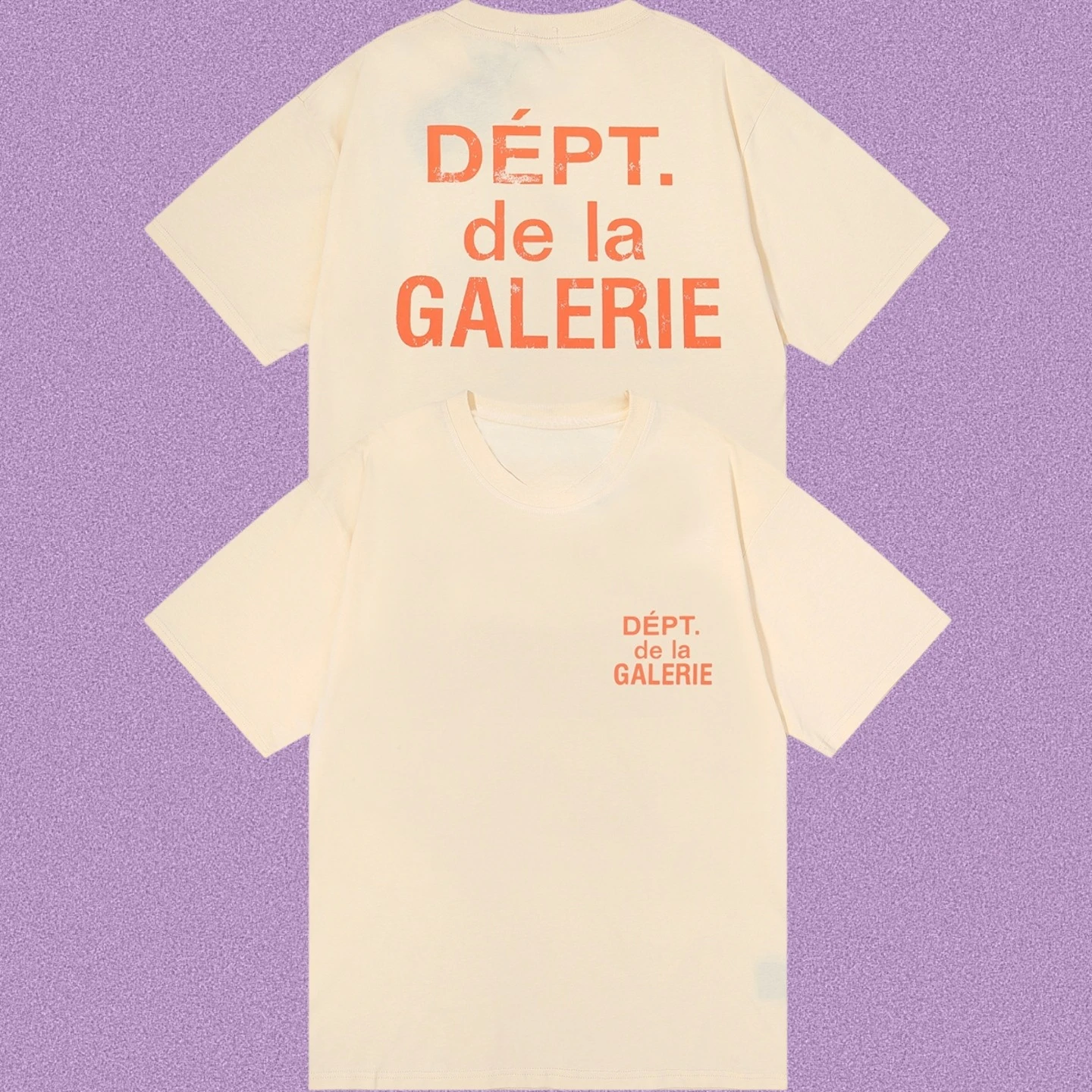 Hot Gall 2026 Ery Dept Kurzärmeliges T-Shirt mit korrektem Schriftzug-Druck, neue amerikanische Casual High Street Baumwolle, trendig