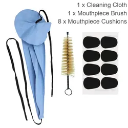 Comprehensive Woodwind Instrument Cleaning Kit with Cushions, Cloth, and Brush (Type C)
