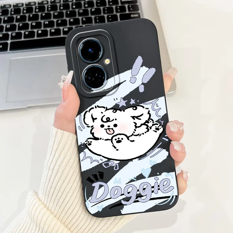 Cute Cartoon Camera Protection Matte Soft Phone Case Cover