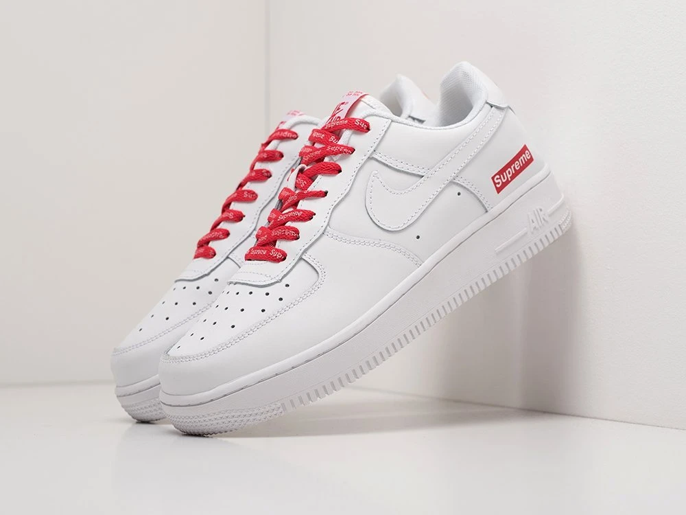 Nike zapatillas de deporte x Supreme Air Force 1 para hombre, blanco, demisezon|Calzado vulcanizado de hombre| - AliExpress