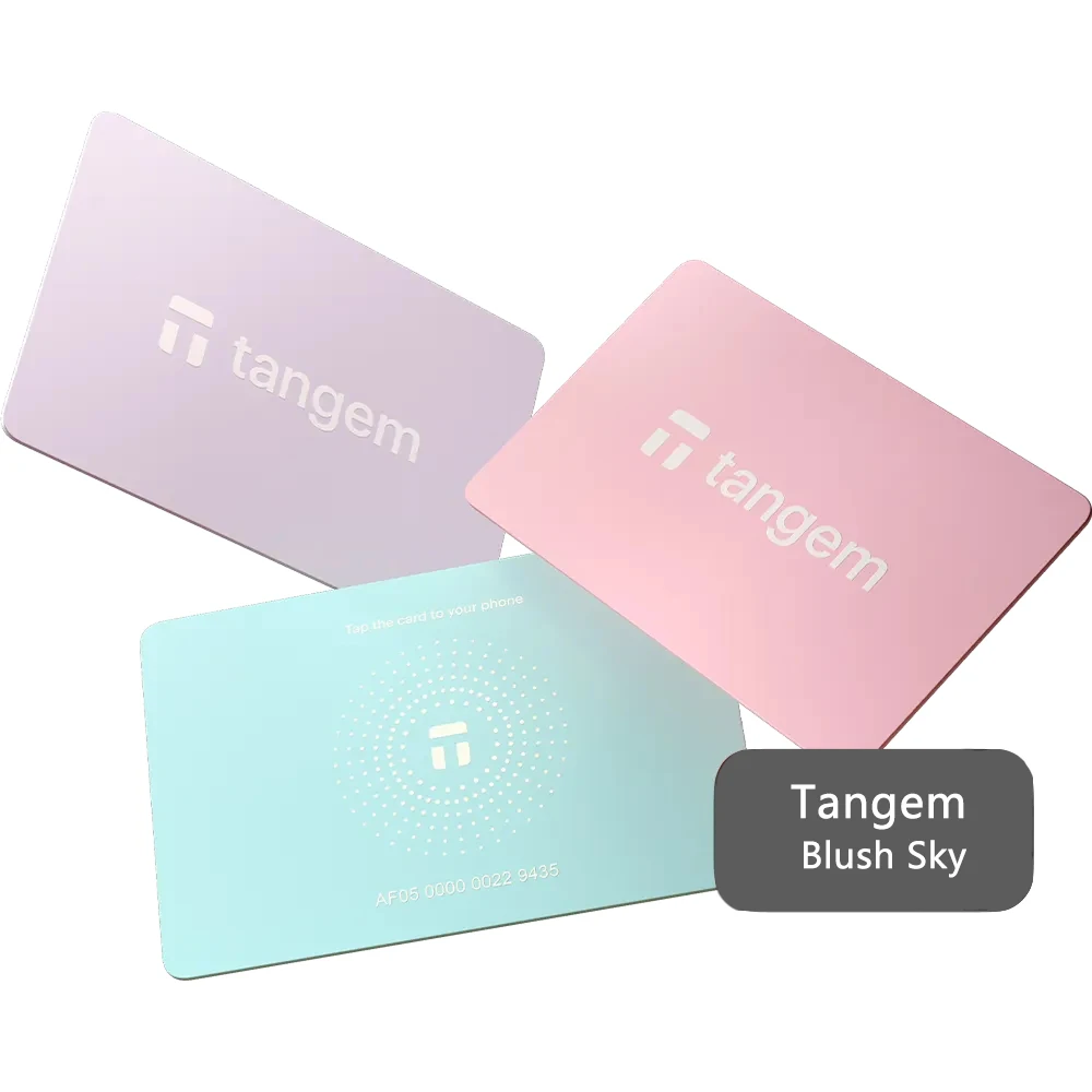 Tangem 2.0 Portafoglio Crypto sicuro Affidato per celle frigorifere per Bitcoin Ethereum NFT e altro Portafoglio hardware per carte offline al 100% - immagine 6