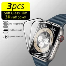 3Pcs Screen Protector Apple Watch Series 7/6/SE Screen Film Accessories For Apple Watch 7/6/SE Screen Protector Not Glass