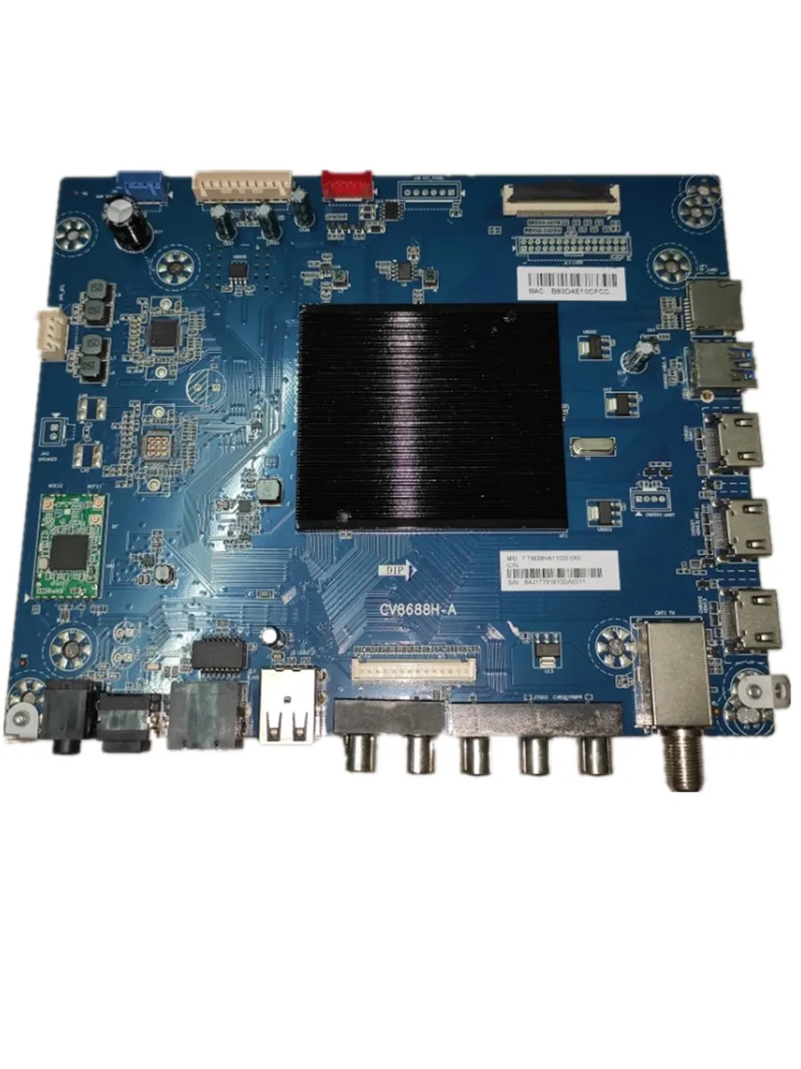 

Free shipping! CV8688H-A wifi network TV motherboard for 4K LED SCREEN hv550qub-n5a
