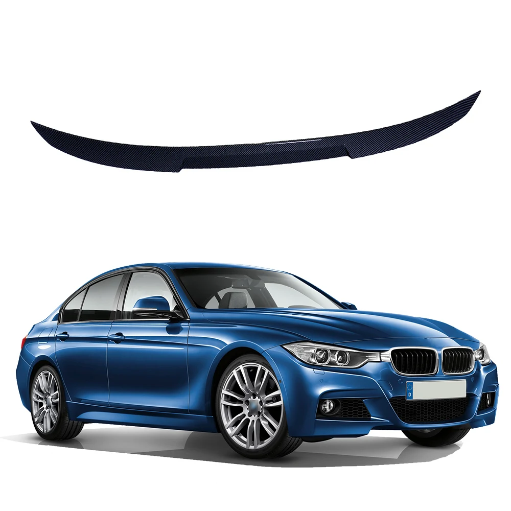 For BMW F30 3 Series MP Blade Style Rear Trunk Spoiler Wing Carbon