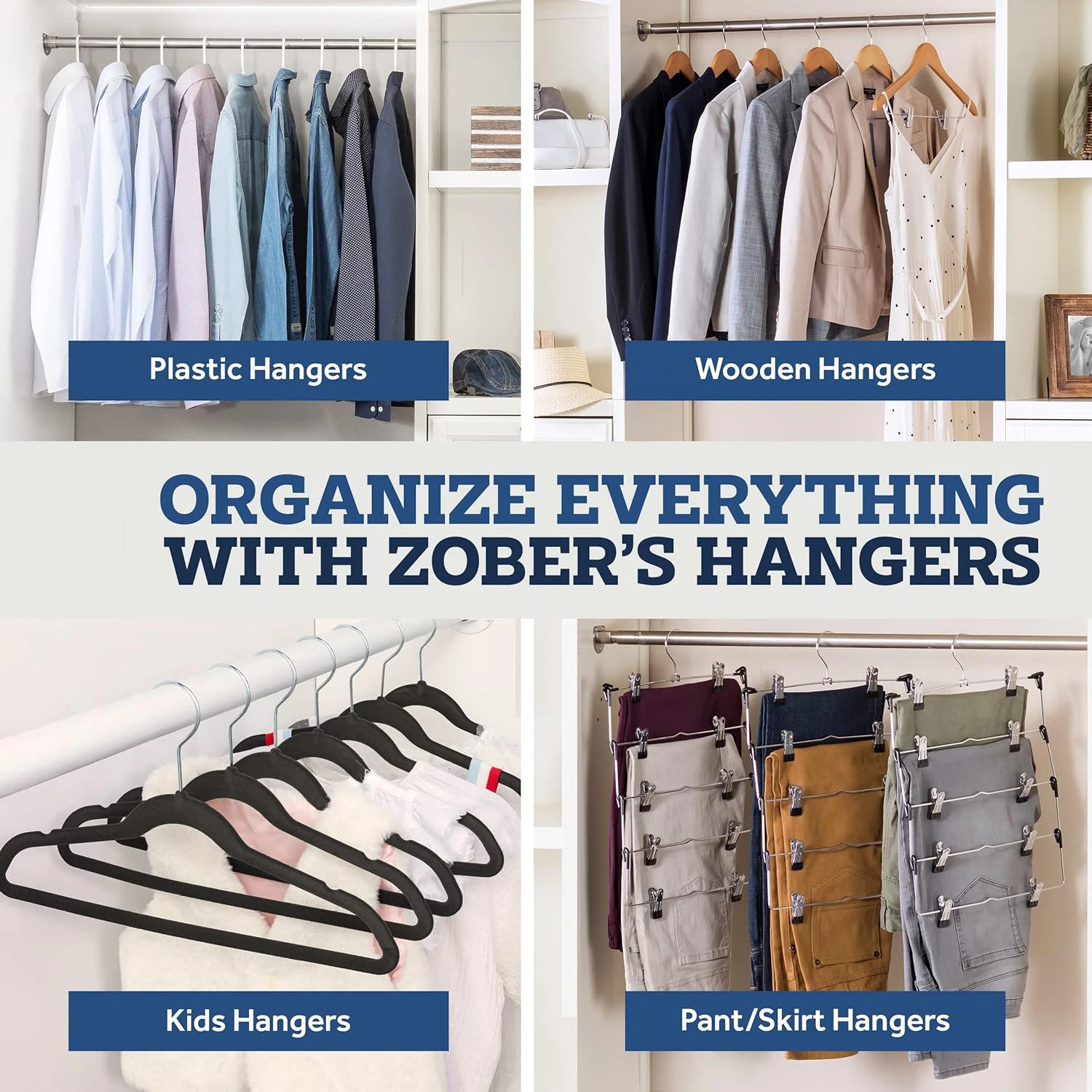 10/20/30pcs Velvet Non-Slip Hanger for Coat Pants and Formal Wear