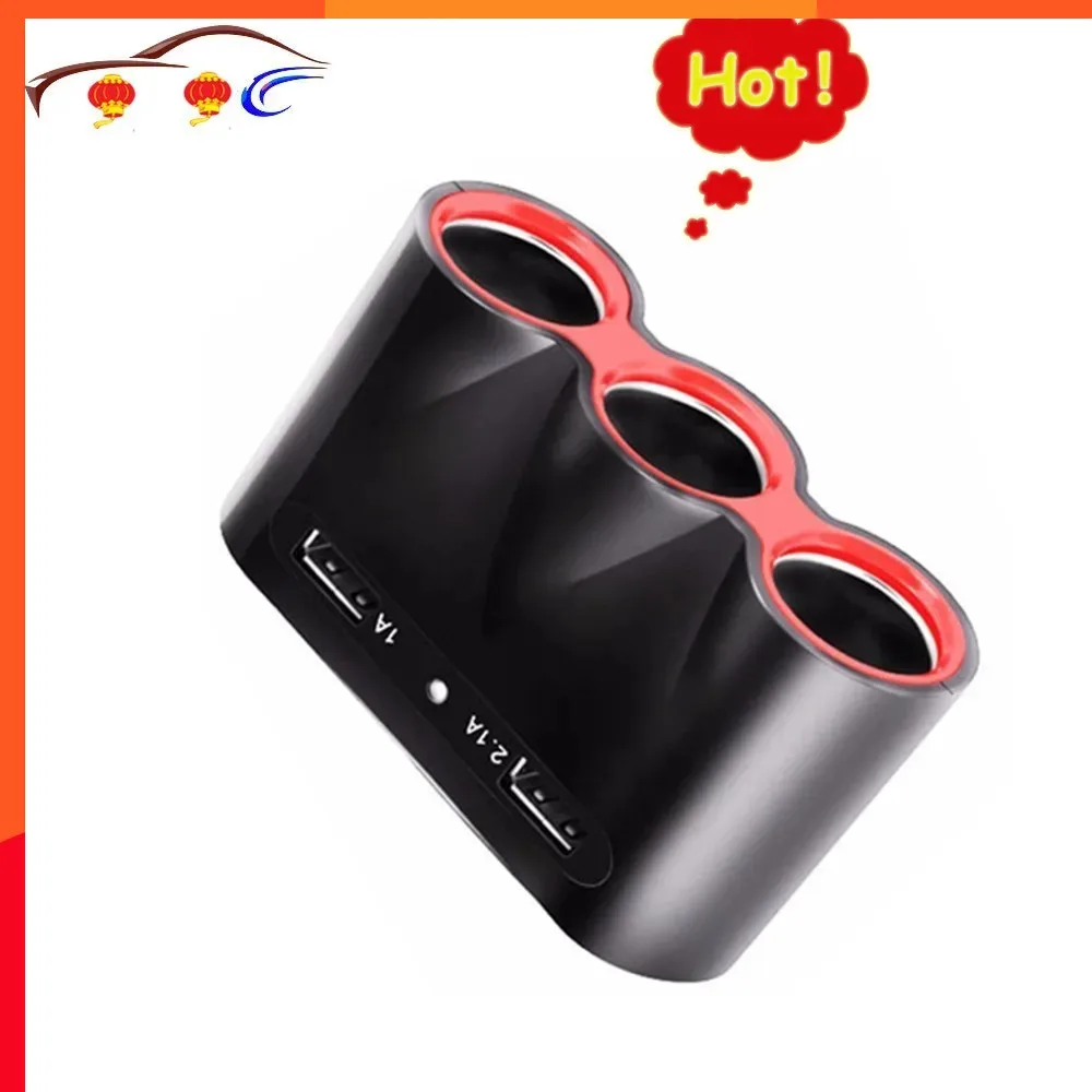 Prese Per Sigarette Adaptateur Allume Briquet Allume-Cigare 5 V Puissance De Sortie 3.1A 3 Usb Voiture Chargeur 12 V /24 V 120 W