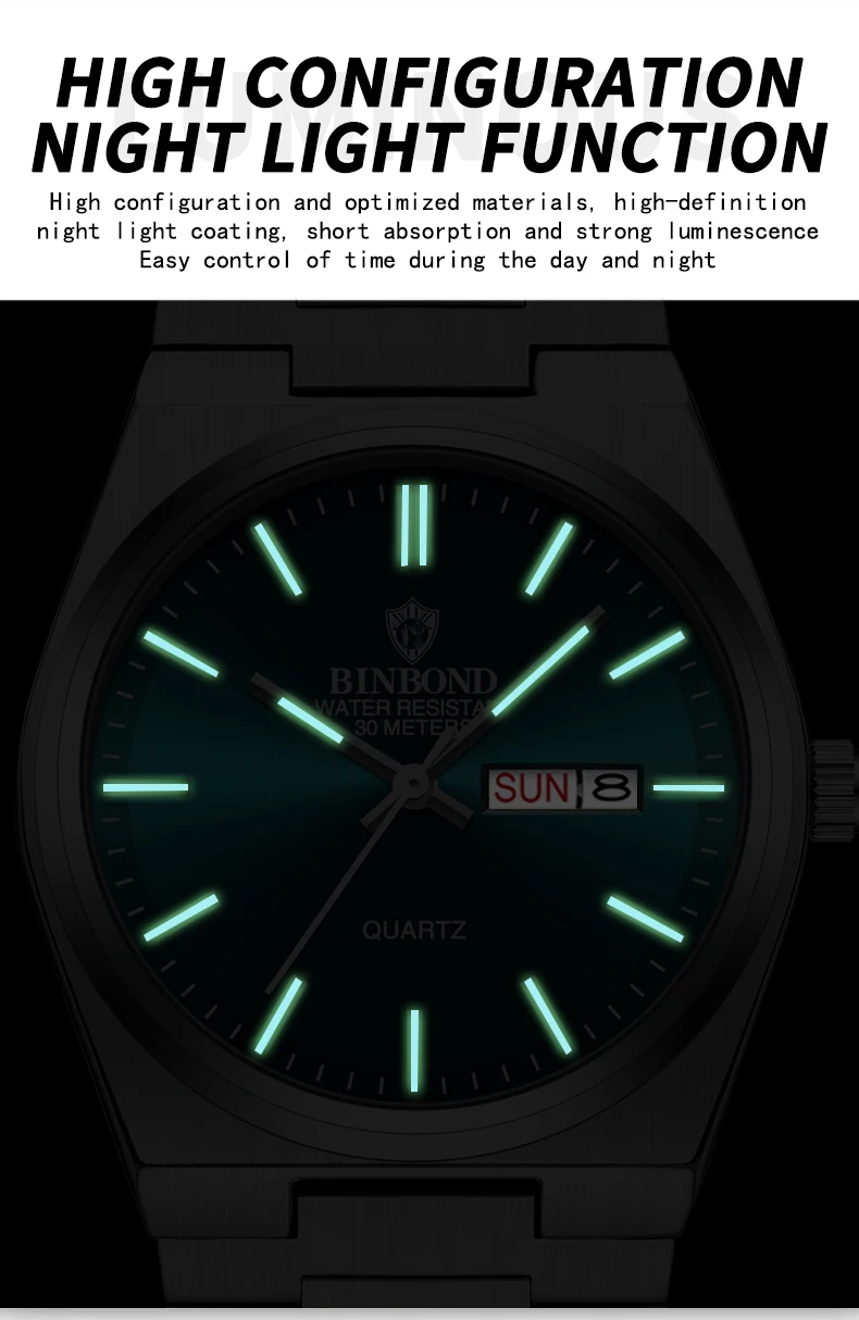 BINBOND B102 Men's Watch description image 8
