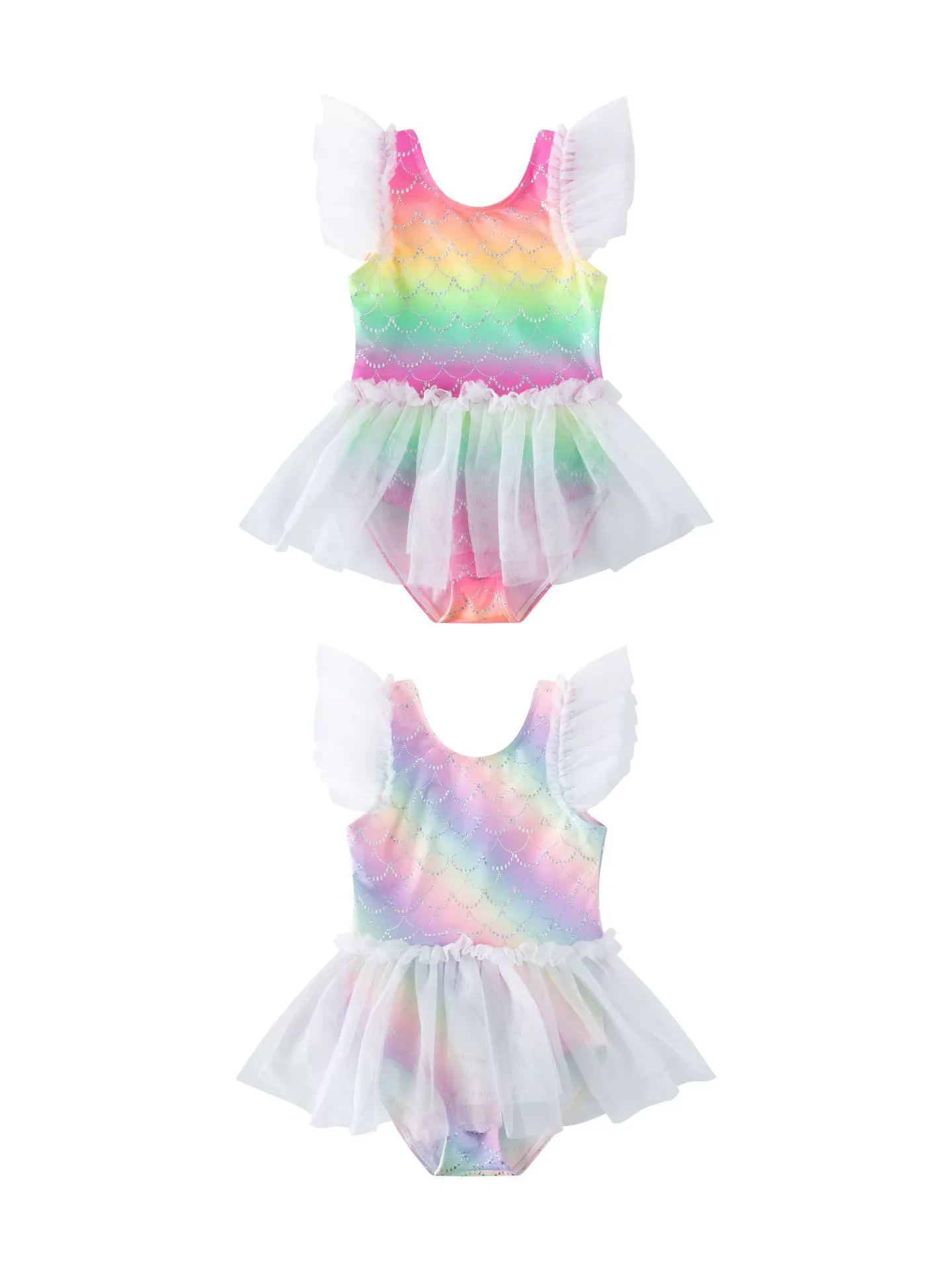 Toddlers Girls Princess Swimsuit 4