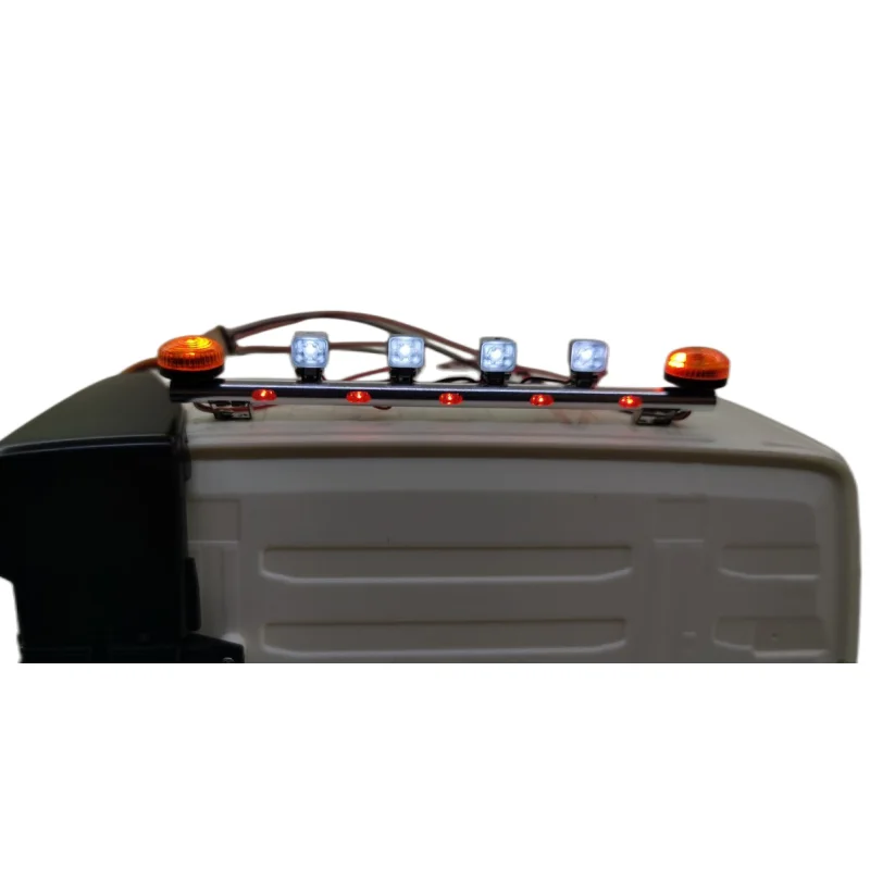 Tamiya LED Spotlight Dome Light Lamp for Tamiya 1/14 RC Tractor Engineering lamp Scania Actros 56335 56348 volvo RC Truck Parts 5