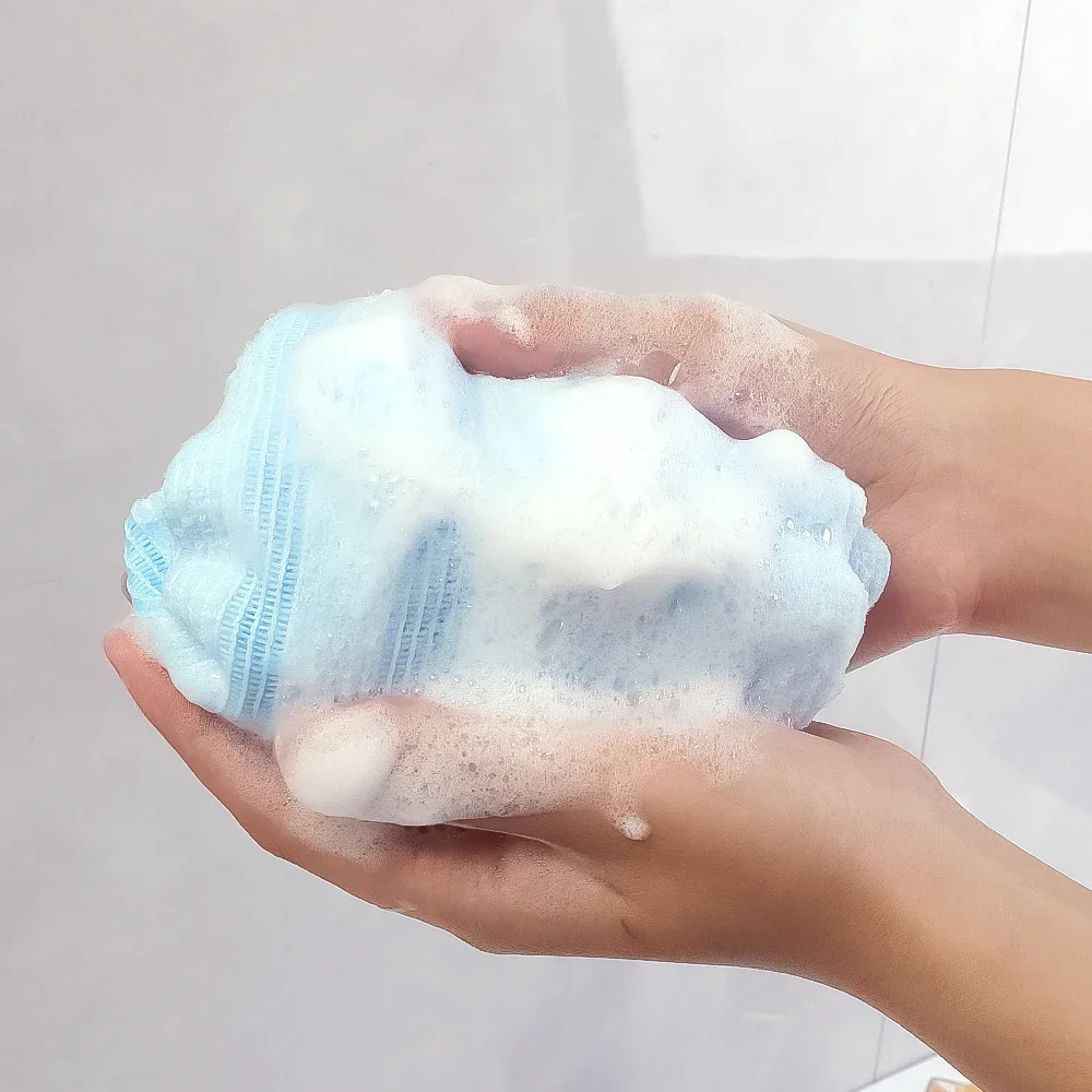 Exfoliating Scrub Shower Towels Double Effect Nylon Bath Towel Japanese Rubbing Washcloth for Back Body Bathroom Accessories 5